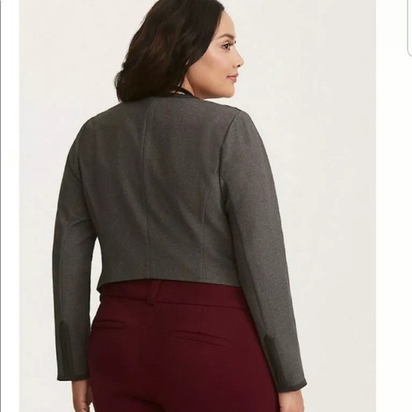 Torrid military jacket blazer grey 00 - Picture 2 of 6